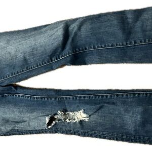 7 For All Mankind Kids Blue Distressed Jeans